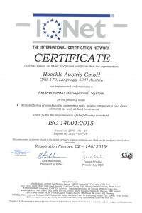 IQNet ISO Certificate